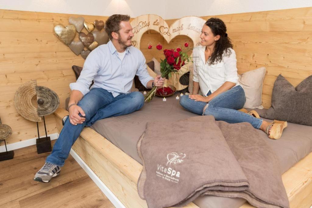 Chalet Vitaspa - Whirlpool & Sauna Privatspa 佩格尼茨 外观 照片