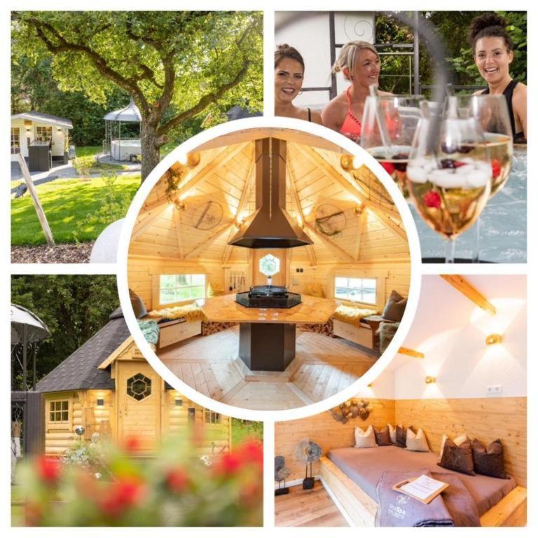 Chalet Vitaspa - Whirlpool & Sauna Privatspa 佩格尼茨 外观 照片
