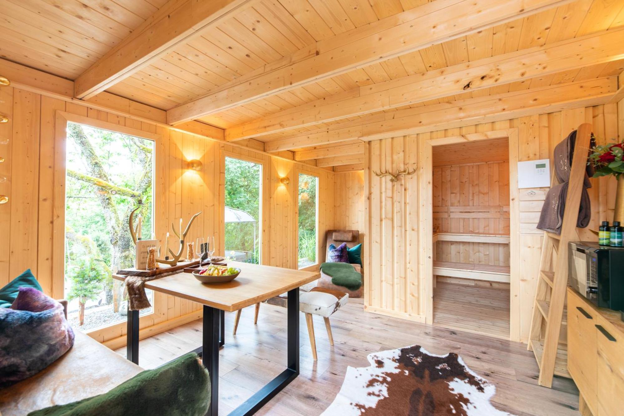 Chalet Vitaspa - Whirlpool & Sauna Privatspa 佩格尼茨 外观 照片